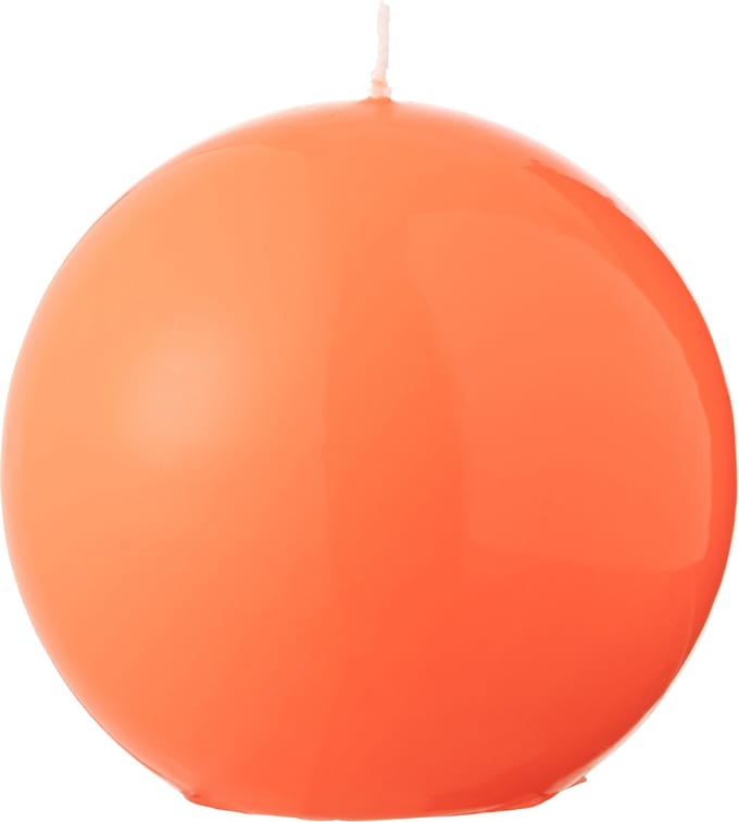 J-Line kaars Bol - fluo rood - 30U
