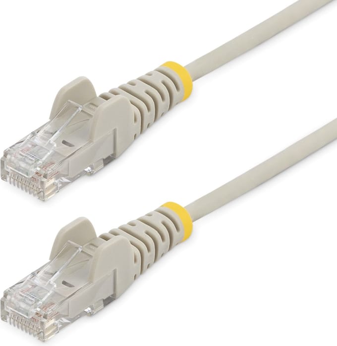 StarTech.com 0.5m CAT6 Cable - Grijs Slim CAT6 Patch Cable - Snagless - LSZH - patch cable - 50 cm - Grijs - Grijs - 0.5m