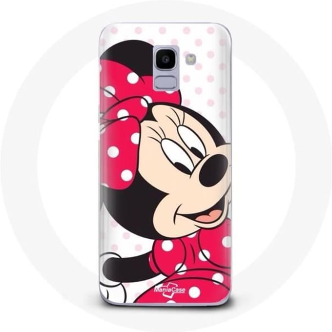Hoesje voor Samsung Galaxy A8 2018 Minnie Mouse Leuke cartoon