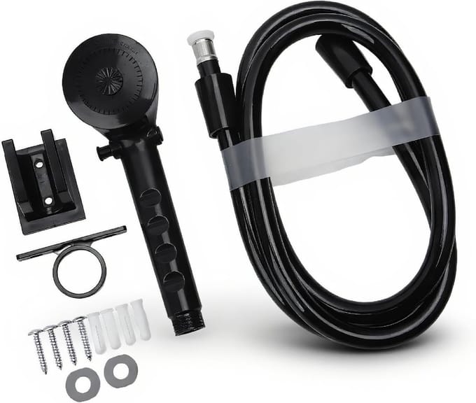 Draagbare waterbesparende douchekop voor campers en boten - Handheld douche set voor reizen en buitengebruik