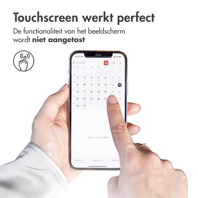 Accezz Screen Protector - Geschikt voor Apple iPhone 12 Pro Max - Gehard Glass Full Cover