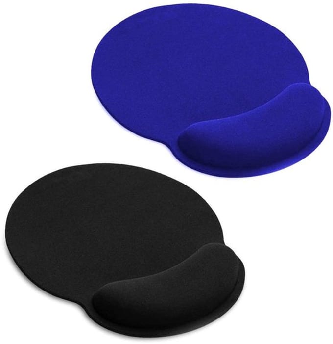Dailygoody - muismat - polssteun - antislip rubber - zwart