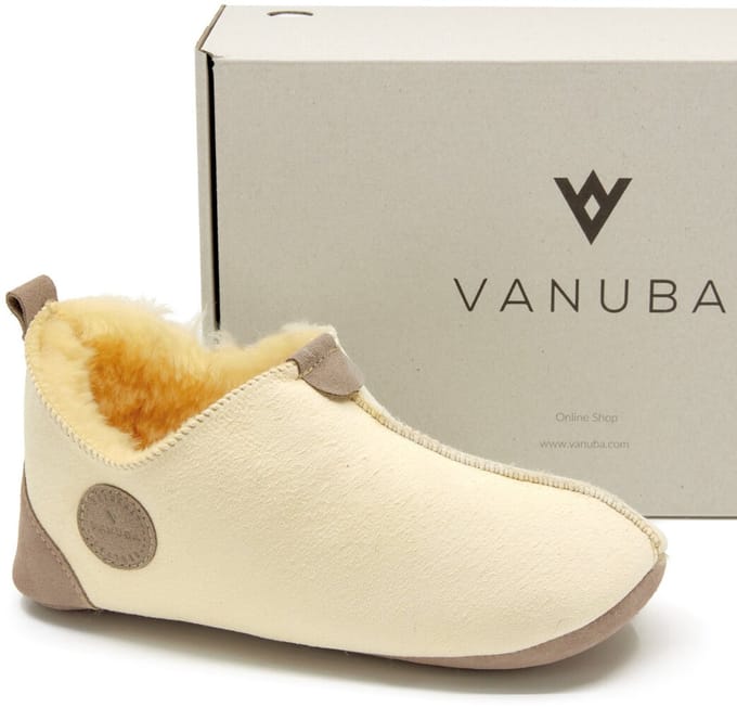 Pantoffels van schapenleer Vanuba Oxford