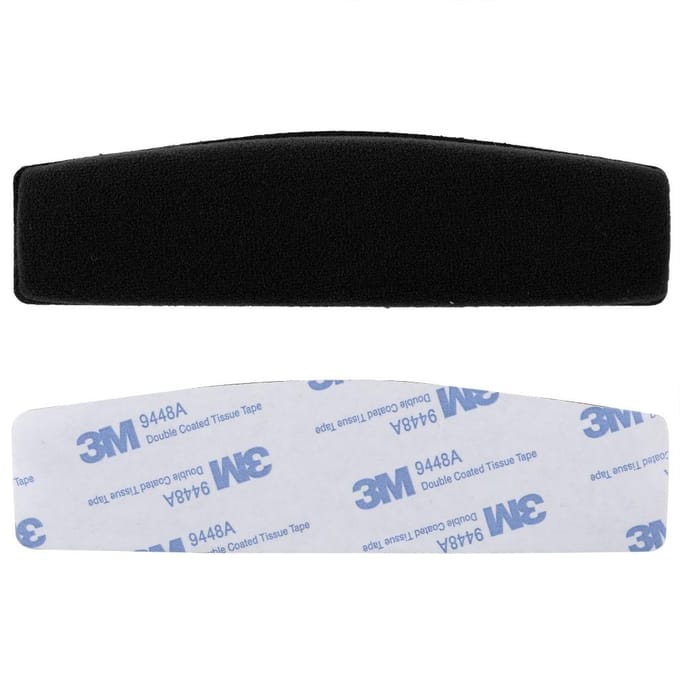 Vervangende Hoofdband Hoofdbalk Kussen Pad voor Sennheiser HD598(Flanelkatoen Zwart) black