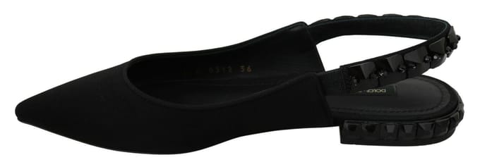 Dolce Gabbana Slingback Pumps Met Versiering
