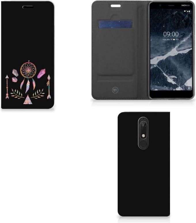 Nokia 5.1 (2018) Magnet Case Boho Dreamcatcher