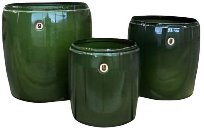Buitengewoon de boet - Pot met rand Groen M 25x26cm