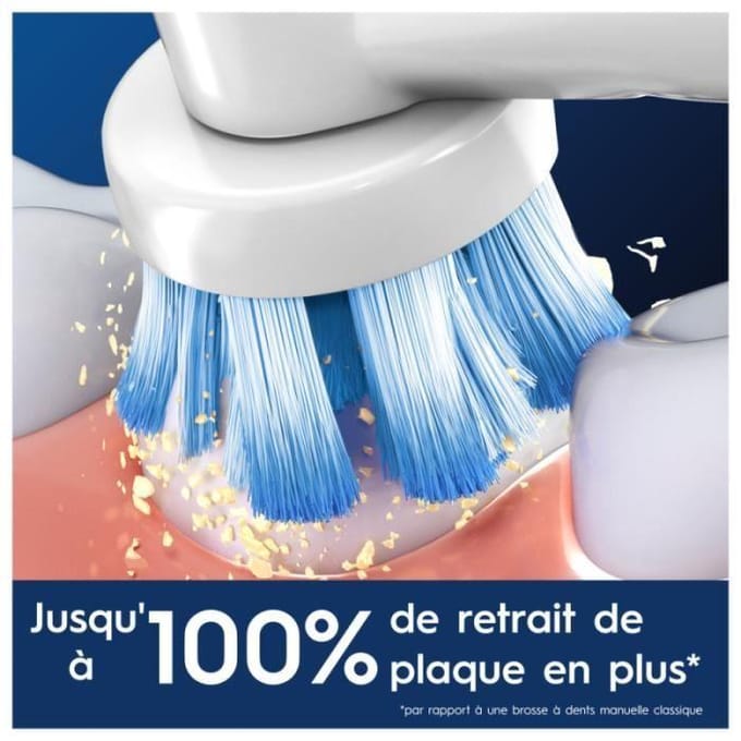 Oral-B Pro Sensitive Clean Opzetborstels Voor Tandenborstel, Pak Van 3 Stuks wit