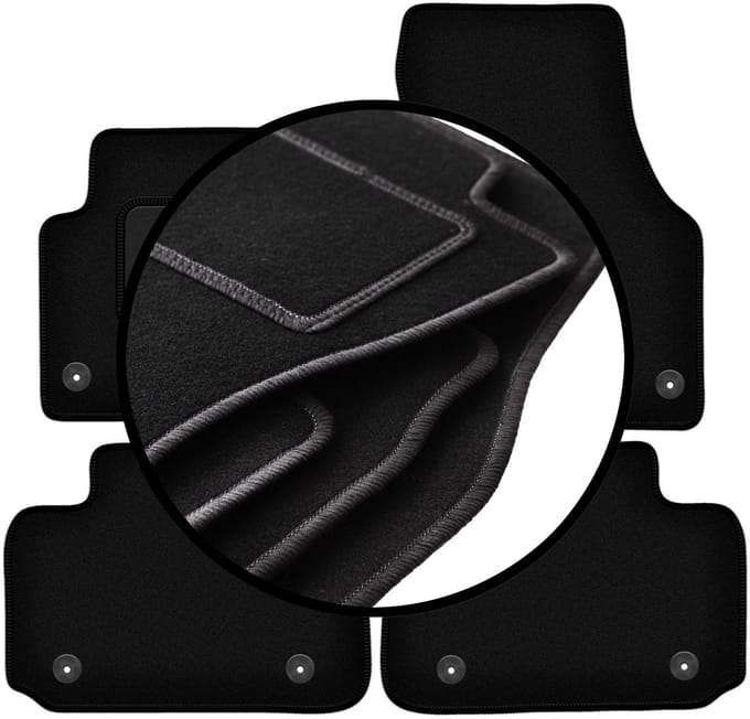 Complete set veloursmatten voor: Land Rover Discovery Sport SUV (2014-)