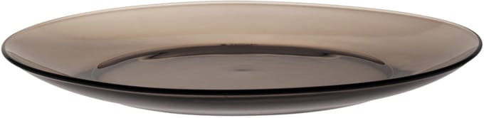 Duralex LYS Serie - Platte Borden - Bruin - 235mm - Gehard Glas