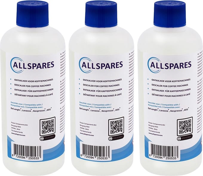 3x AEG - Electrolux - Zanussi M3BICD200 Vloeibare Ontkalker (500ml) van AllSpares