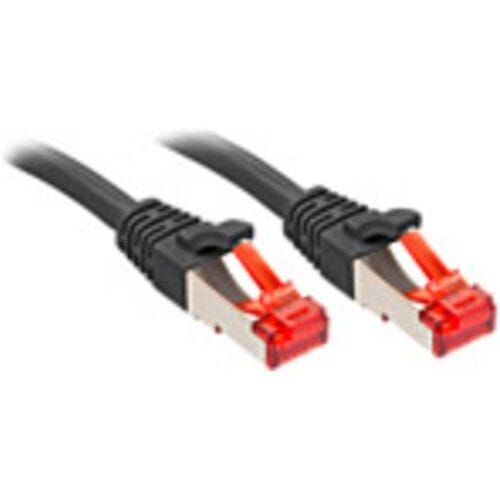 Lindy patch cable - 20 m - black - Zwart - 20m