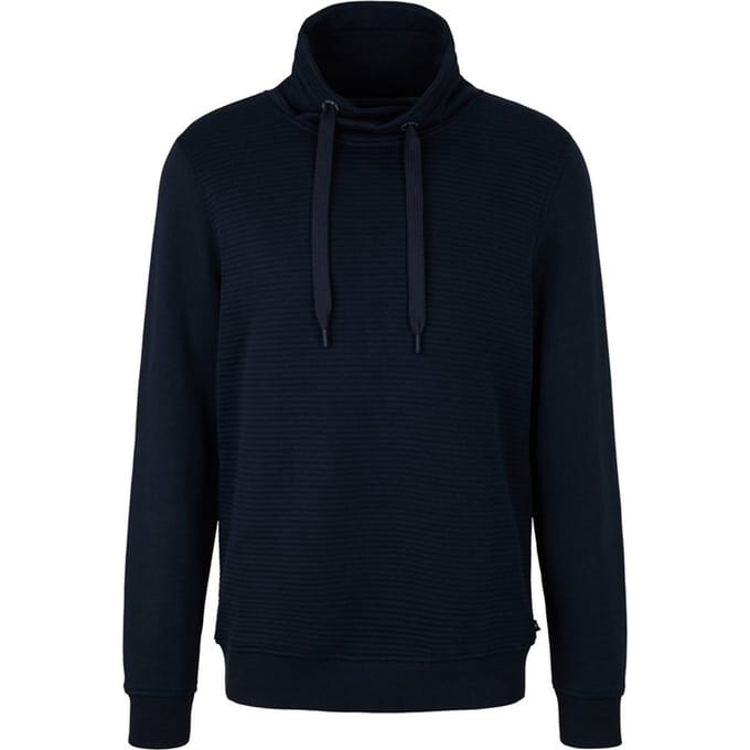 TOM TAILOR - Maat M - quilted fabric mix snood Heren Trui