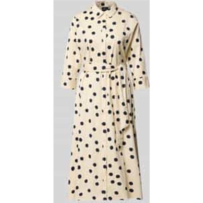 regular fit blousejurk van katoenmix