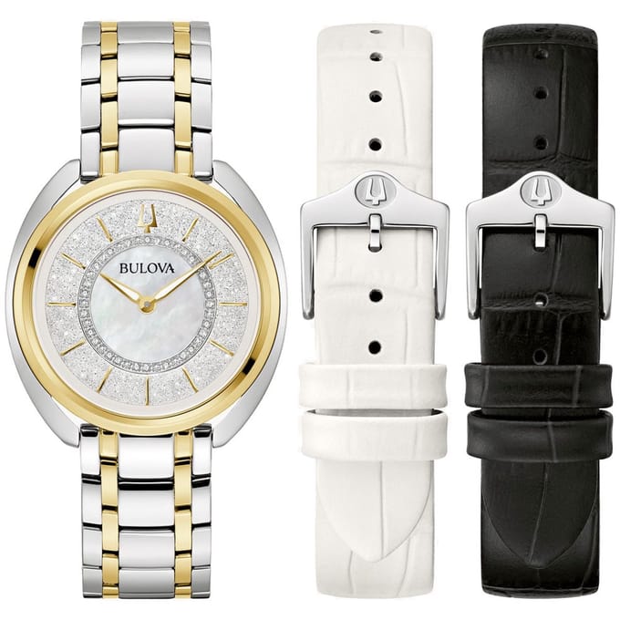 Bulova Duality 98X134 Horloge - Staal - Multi - Ø 34 mm