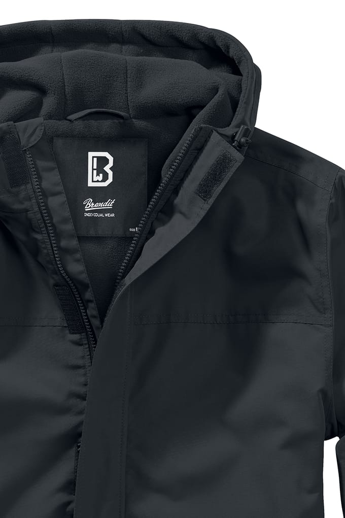 Brandit Zip Heren Windbreaker - zwart - XXL