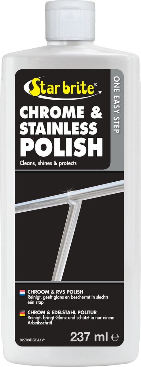 Star brite Chroom & RVS Polish - reiniger voor metaal - 250 ml