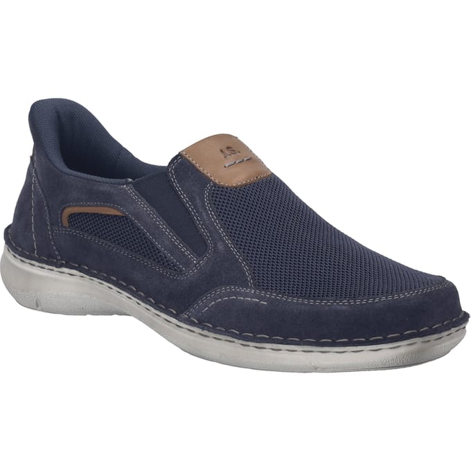 JOSEF SEIBEL Heren Slipper New Anvers 25 in blauw