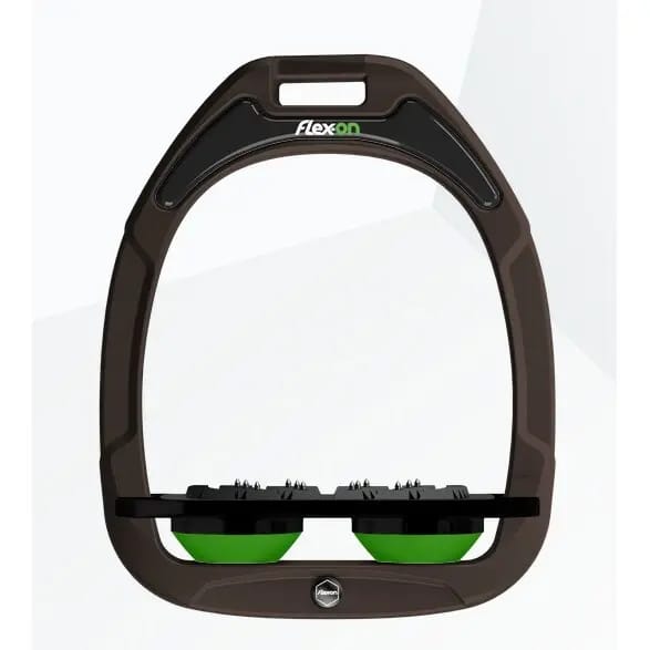 Ultra Grip Platte Beugels Bruin/Zwart/Groen Flex-On Green Composite
