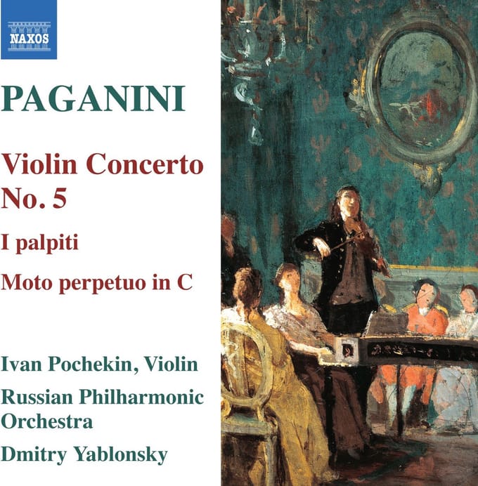 Ivan Pockekin, Russian Philharmonic Orchestra , Dmitry Yablonsky - Paganini: Violin Concerto No.5 (CD)