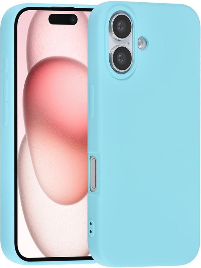 TUNIQ telefoonhoesje voor Apple iPhone 16 - TPU backcover - Blauw