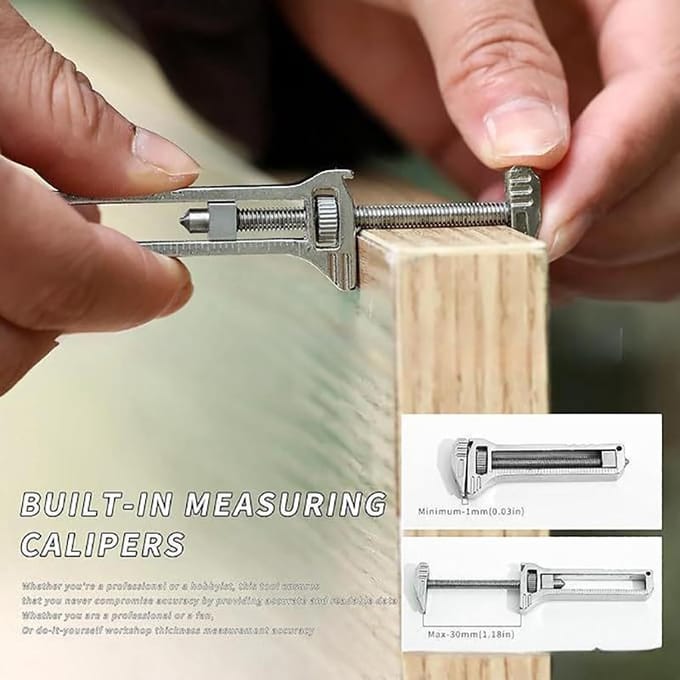 Mini Moersleutel Zakformaat Draagbaar Multitool Steeksleutels Voor Buiten Kamperen Compact Metaal Multifunctioneel Gereedschap Moersleutel gray