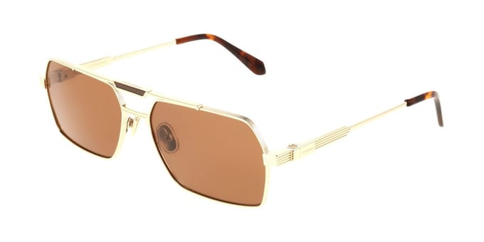 Ferragamo SF332S Gold/brown 61/17/145 MAN Zonnebrillen