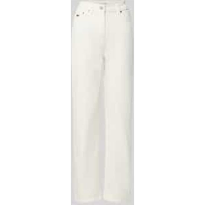 straight fit jeans van katoenmix