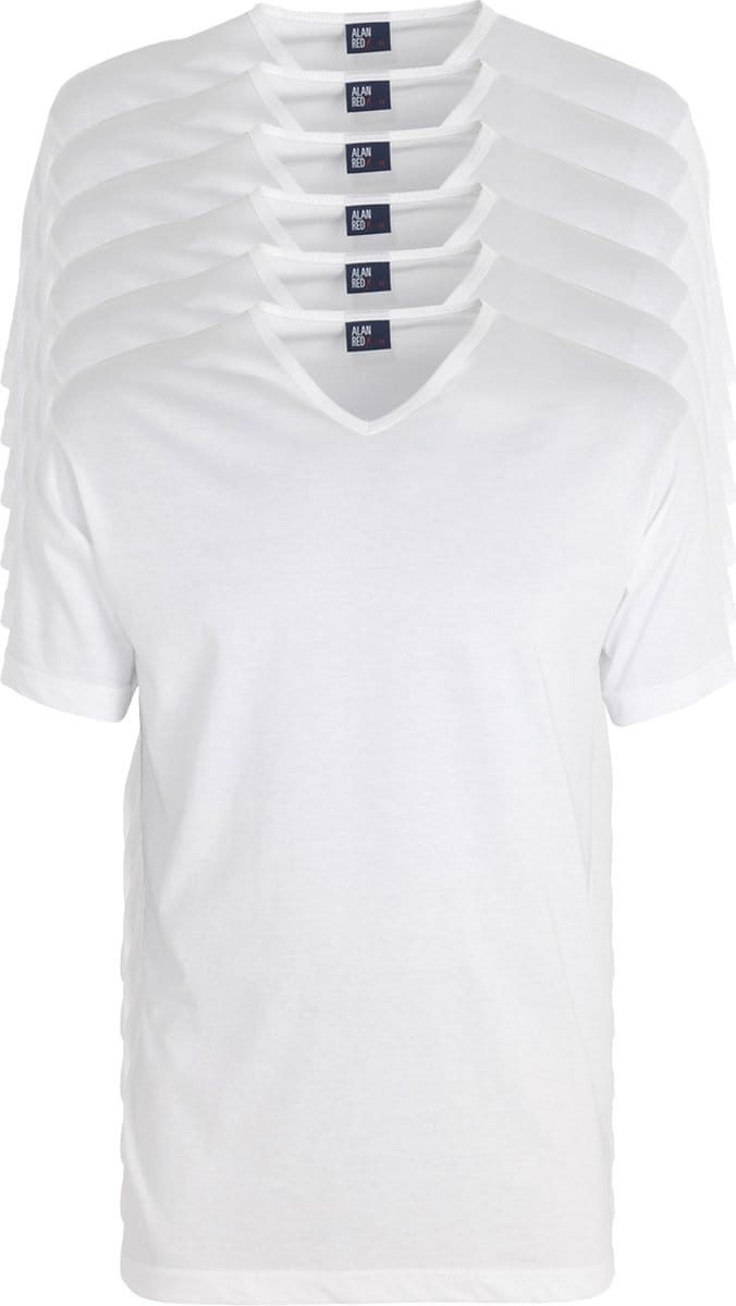 Alan Red T-Shirt Vermont 6Pack Wit