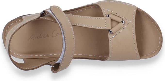 Andrea Conti Dames Sandaal Cognac | Camel | Maat: 41