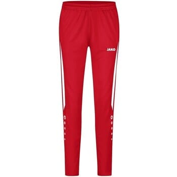 Jako Power Polyesterbroek Dames - Wit / Rood | Maat: 40