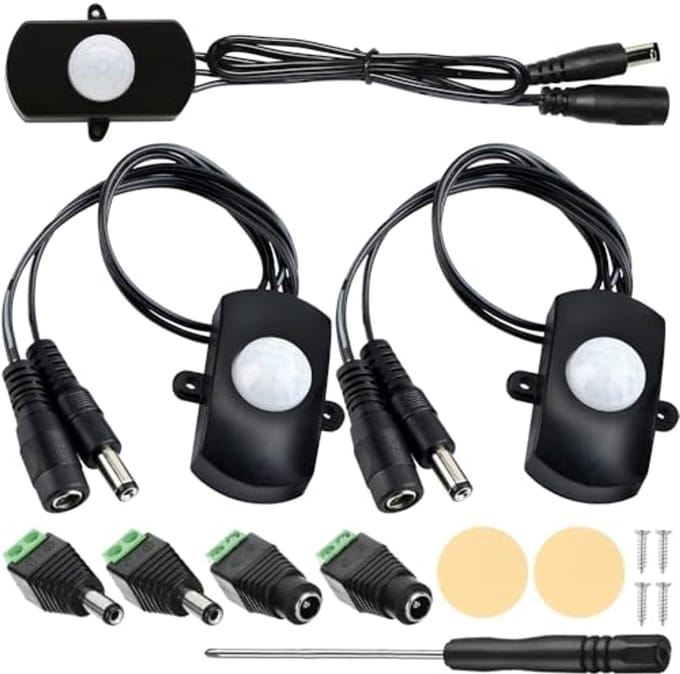 Mini PIR Bewegingssensorschakelaar DC 12V naar 30V 3A - LED Controller voor Wandlampen