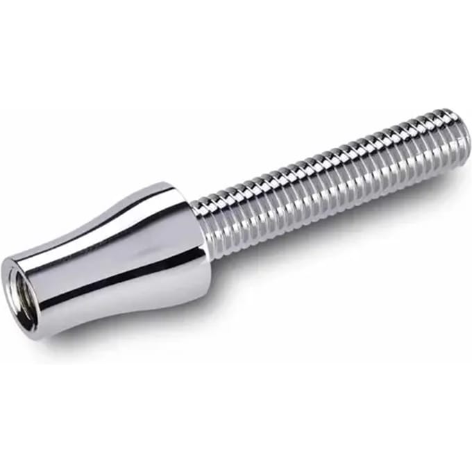 Stijve adapter voor micro en ruit (HD) chroom Kellermann