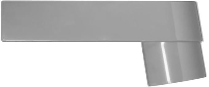Stadsuitloop voor plat dak 70-80 mm - grijs - afvoer naar regenpijp