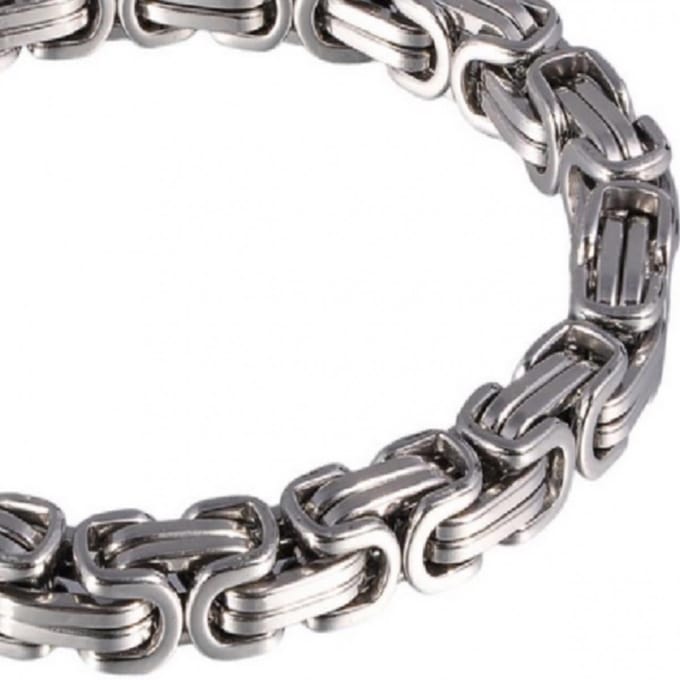 Stainless steel- armband -22 cm -5 mm - Charme Bijoux