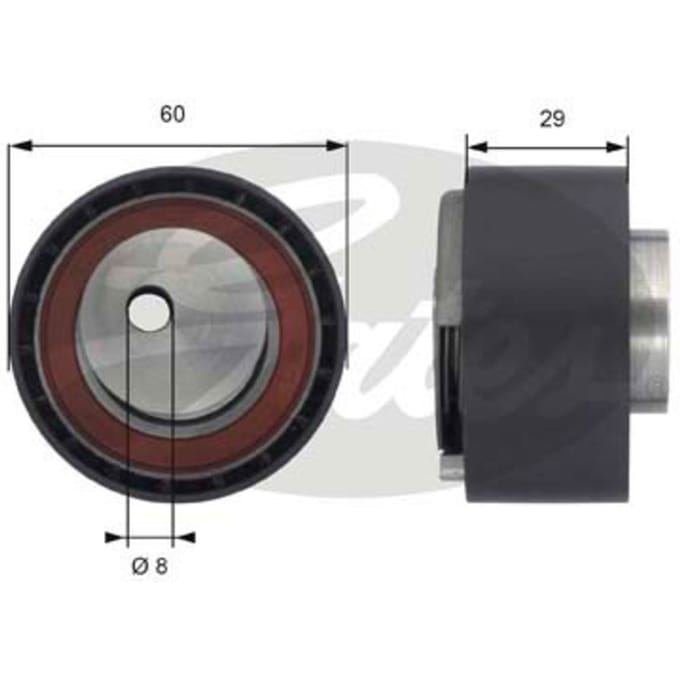 Tandriempoelie GATES T43055