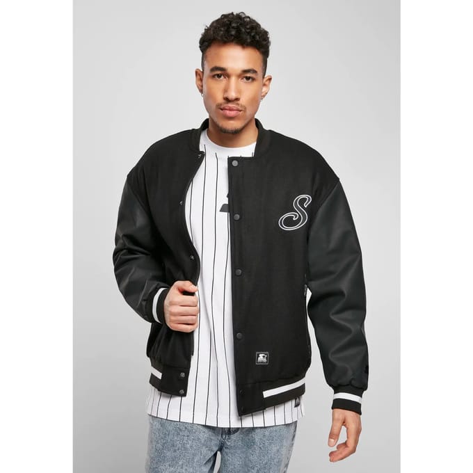 Starter Black Label - Script College jacket - S - Zwart