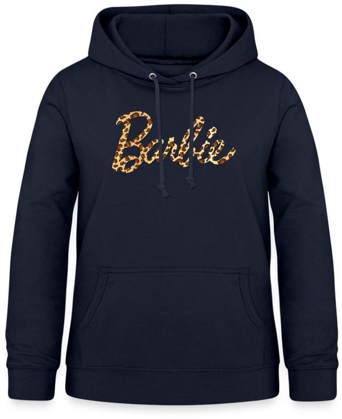 Barbie Leo Print Logo Hoodie Dames