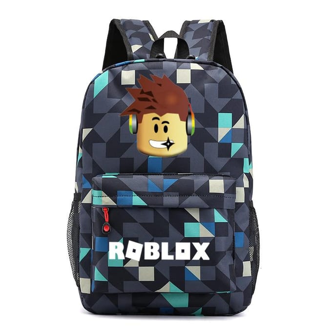 Roblex Game Merchandise Sterrenhemel Heren- en Damesrugzak Computerzak Middelbare Scholier Schooltas One size fits all gray