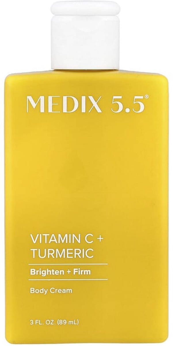 Medix 5.5, Body Cream, Vitamin C + Turmeric, 3 fl oz (89 ml)