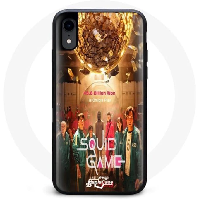 Coque - Squid Game - Iphone XS - Souple - Noir - Mixte
