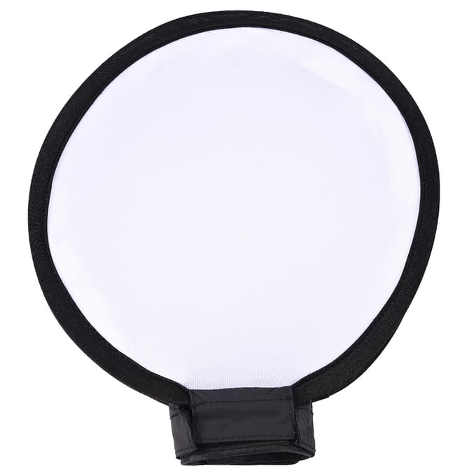 Mini Draagbare Ronde Beauty Dish Speedlite Flits Diffuser Softbox (30 cm)