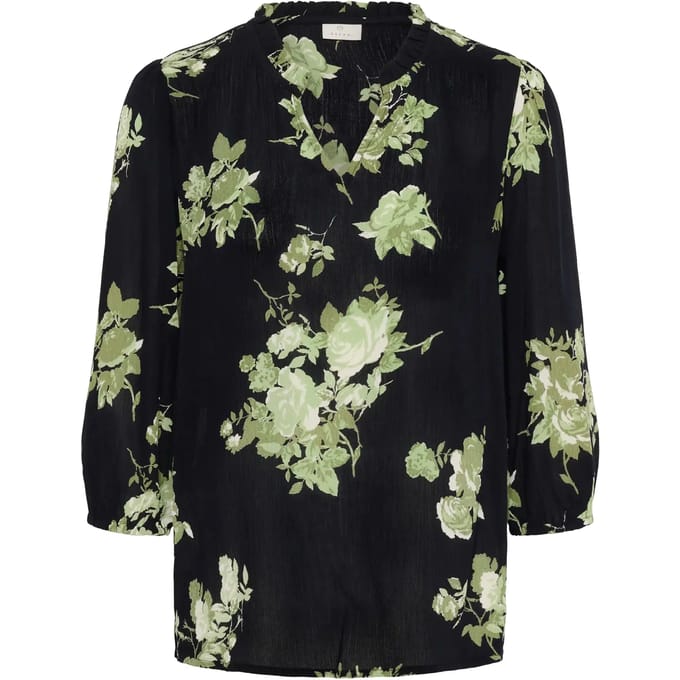 Damesblouse met 3/4 mouwen KAFFE Edita