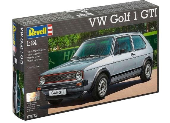 Revell Modelbouwpakket Auto - 07072 Volkswagen VW Golf 1 GTI Plastic - 1:24 - Modelbouw