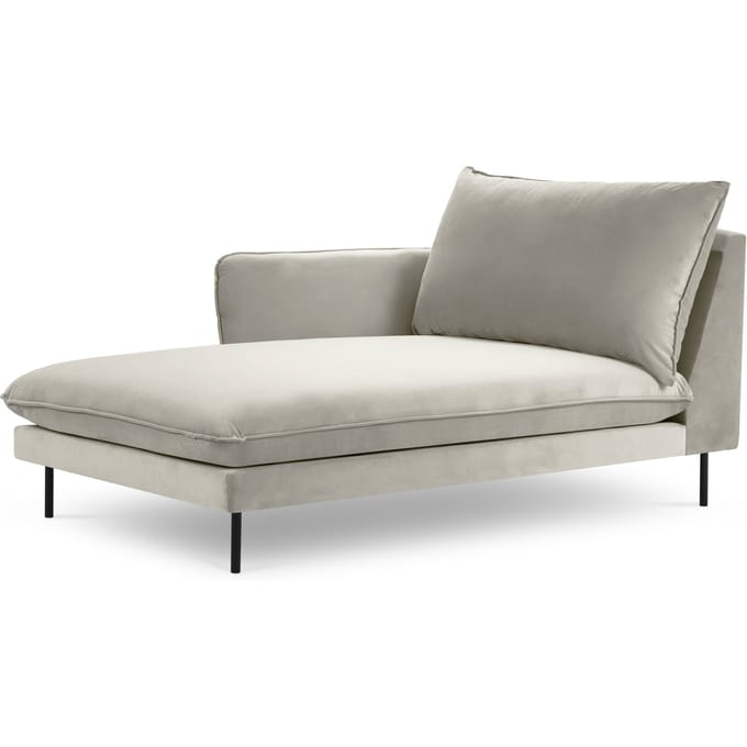 Chaise longue Vienna links velvet | Cosmopolitan Design