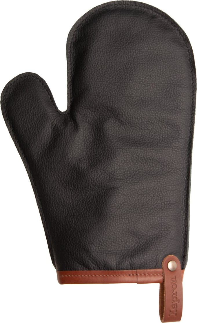 Xapron Leren Ovenwant Bovine Zwart
