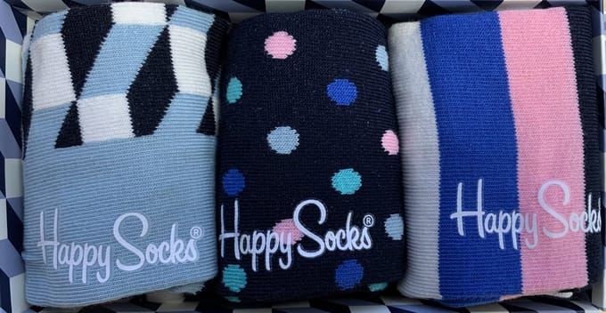 Happy Socks - gift box - giftbox - set - 3 paar - maat 41 - 46