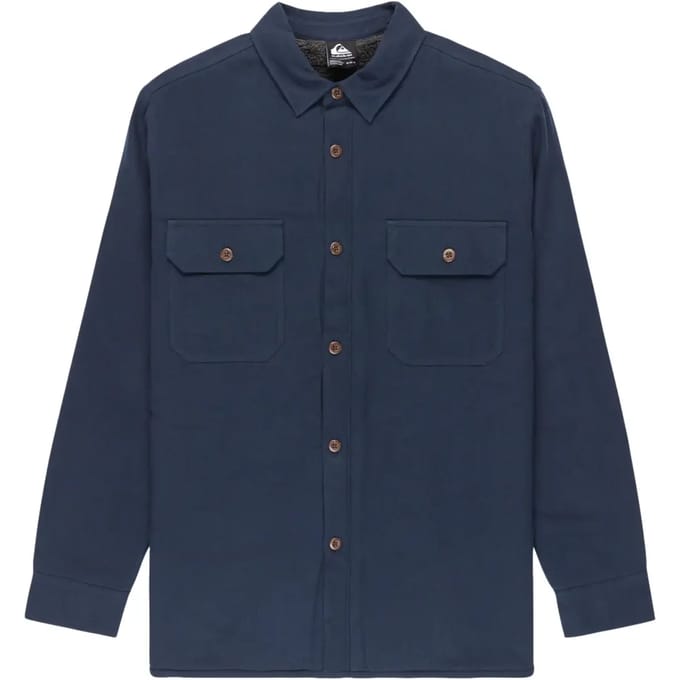 Quiksilver Husson Overhemd Met Lange Mouwen Blauw S Man