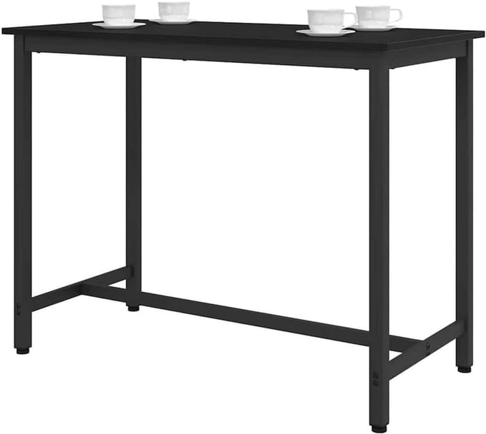 Bureau Tafel - Werkblad - Thuiswerken - In hoogte verstelbaar - 100 x 50 cm - Zwart Eiken