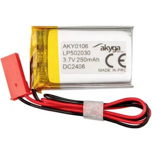 Akyga LP502030 Accupack Batterijgrootte: Speciaal LiPo 3.7 V 250 mAh